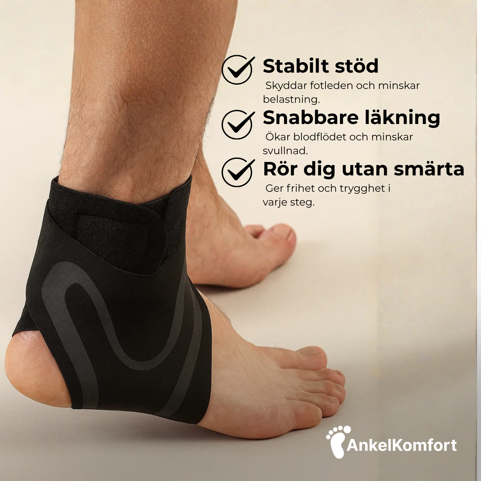 Ankelkomfort- Gå smärtfritt igen